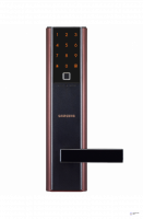 фото Врезной электронный дверной замок Samsung SHP-DH538 Copper с отпечатком пальца от магазина Batman Store